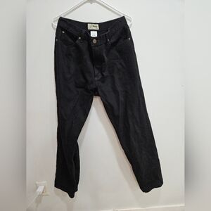 L.L. Bean original fit relaxes size 14 black jeans